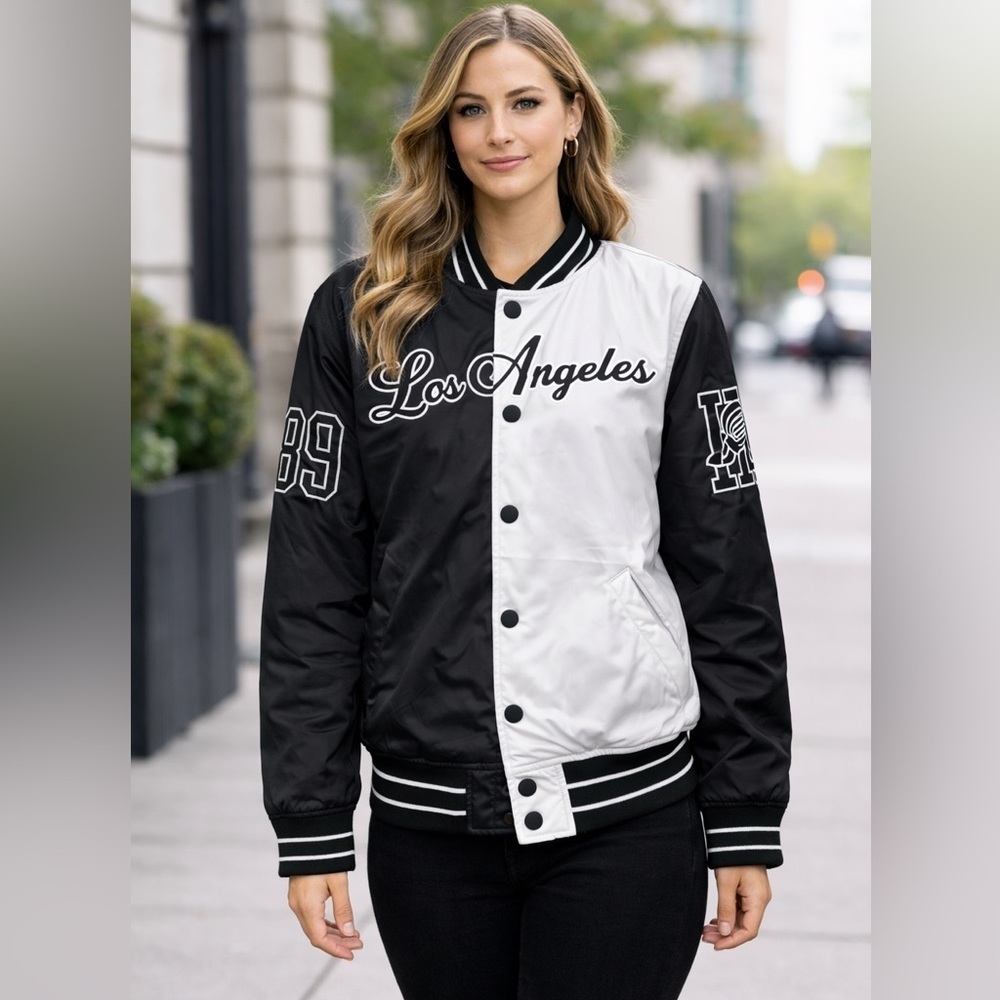 Hollister California Los Angeles Varsity Bomber Jacket xs - Picture 2 of 8